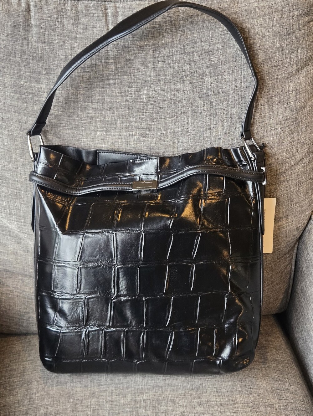 NWT Black Steve Madden Tote * Imperfect